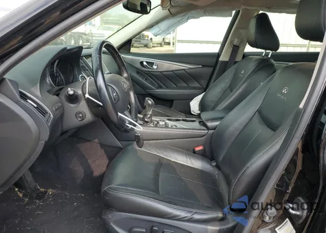 2014 Infiniti Q50 Hybrid Premium z USA, uszkodzony, nr VIN JN1AV7AP2EM692078